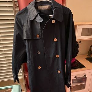 Brand new Zara lightweight long blue jacket